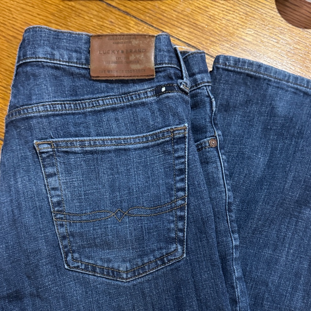 Lucky Brand Men's Dark Wash Straight Jeans